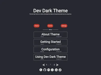 Dev Dark Theme screenshot